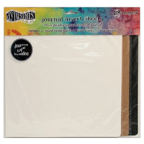 Dylusions Dyan Reaveley's Journal Inserts Square-Asst 8.25"x8.25"