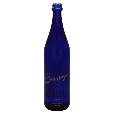 Saratoga Sparkling Spring Water - 28 fl oz Glass Bottle