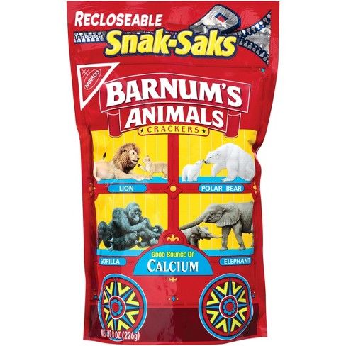Barnum's Animal Crackers - Snack-Sak - 8oz