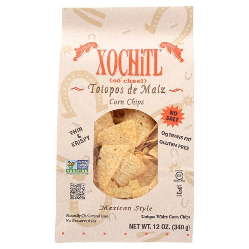 XOCHiTL® Totopos De Maiz Mexican Style Corn Chips - 12oz