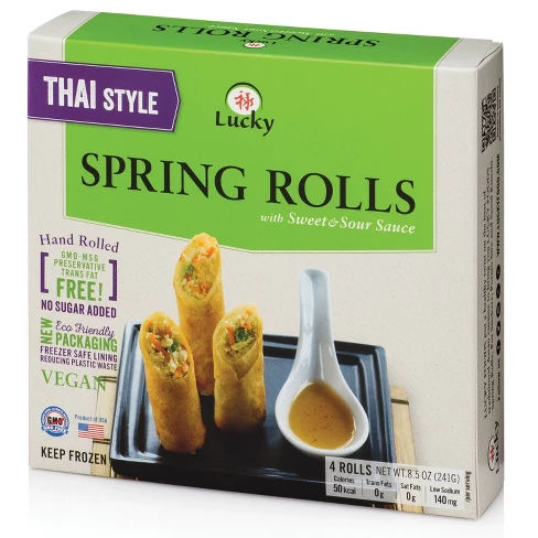 Lucky Foods Thai Frozen Spring Rolls - 8.5oz