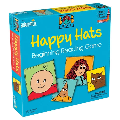 Briarpatch BOB Books Happy Hats Beginning Reading Game