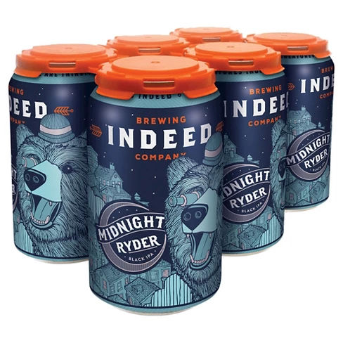Indeed® Midnight Ryder Black IPA - 6pk / 12oz Cans