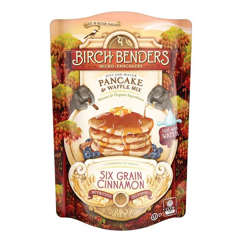 Birch Benders 6 Grain Cinnamon Pancake Mix - 16oz