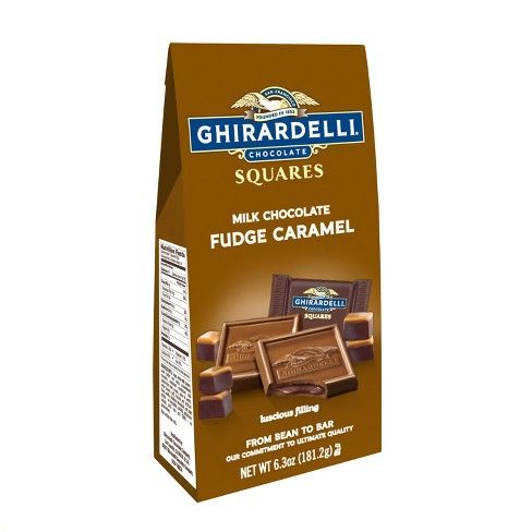 Ghirardelli Milk Chocolate Fudge Caramel Squares - 6.3oz