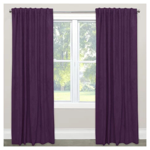 Velvet Blackout Curtain Panel - Skyline Furniture®