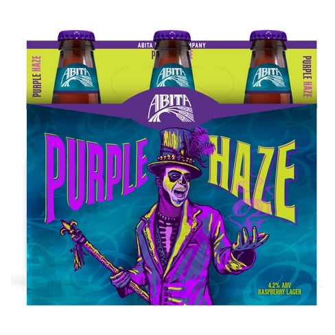 Abita Purple Haze Raspberry Lager - 6pk / 12 fl oz Bottles