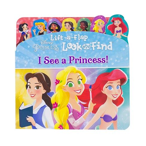 Disney Princess Look and Find Lift a Flap (Board Book) (Phoenix)