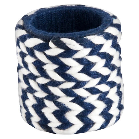 Braided Design Napkins Rings (Set Of 4)