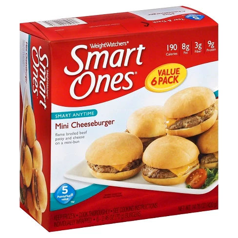 Smart Ones Mini Frozen Cheeseburgers - 14.76oz