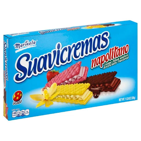 Marinela Suavicremas Napolitano Wafer Cookies - 11.3oz