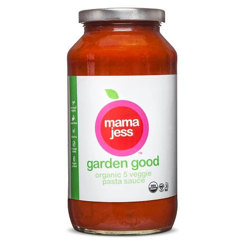 Mama Jess Garden Good Organic 5 Veggie Pasta Sauce 24 Oz