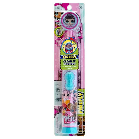 Firefly L.O.L. Surprise! Clean 'N' Protect Toothbrush with Anti-Bacterial Cover - 1ct