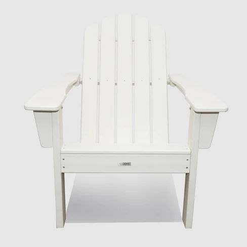Marina Outdoor Patio Adirondack Chair White - LuXeo