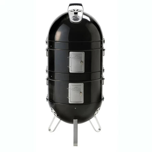 Napoleon Apollo 300 Stainless Steel Vertical Charcoal Bbq Grill & Water Smoker