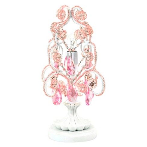 Tadpoles Chandelier Table Lamp - Pink