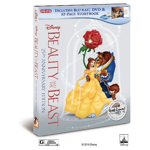 Beauty and The Beast - 25th Anniversary Edition (Target Exclusive Blu-ray/DVD)