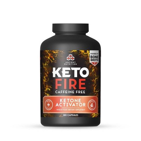 Ancient tion KetoFIRE Caffine Free  Supplement s - 180ct