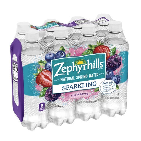 Zephyrhills Triple Berry Flavored Sparkling Water - 8pk/16.9 fl oz Bottles