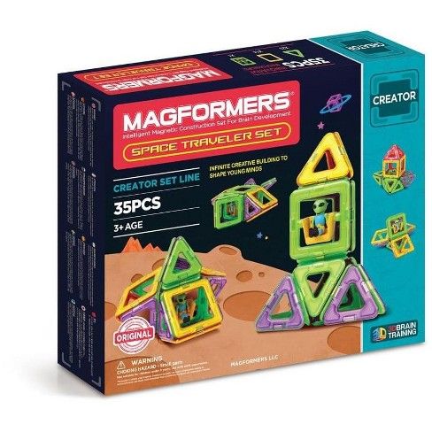 Magformers Space Traveler 35-Piece Building Set