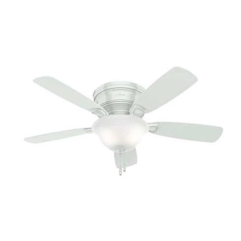 48 Low Profile Lighted Ceiling Fan White Hunter Fan Buy