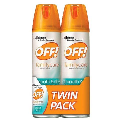 OFF! Family Care Smooth & Dry 4oz-Twin Pack