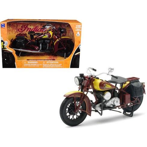 1934 Indian Sport Scout Bike Motorcycle 1/12 Diecast Model by New Ray