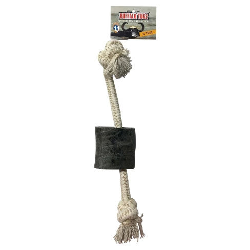 Buffalo Hornz Water Buffalo Tug & Chew Dog Toy