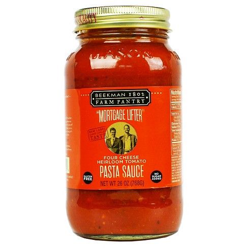Beekman 1802 Farm Pantry Mortgage Lifter Four Cheese Heirloom Tomato Pasta Sauce 26 oz