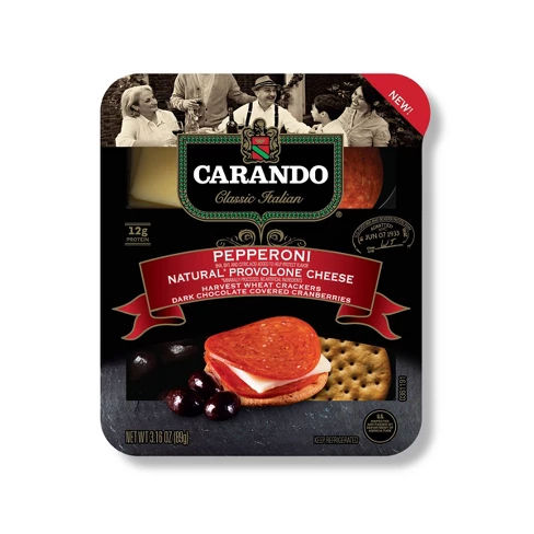 Carando Pepperoni & Natural Provolone Cheese - 3.16oz