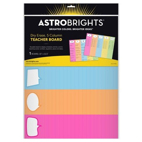 Astrobrights® Dry-Erase Teacher Board