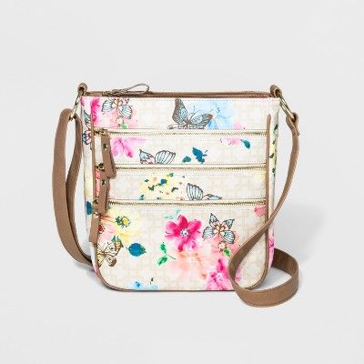 triple zip crossbody