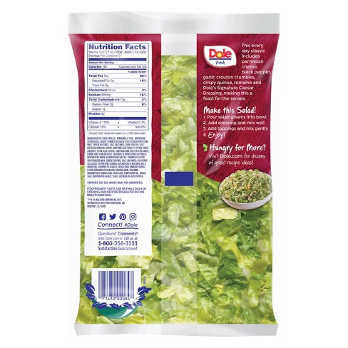 Dole Caesar Chopped Salad Kit - 10.8oz