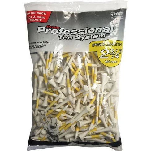Pride Pts 2 3/4" Pro Length Tees - 175 Pack