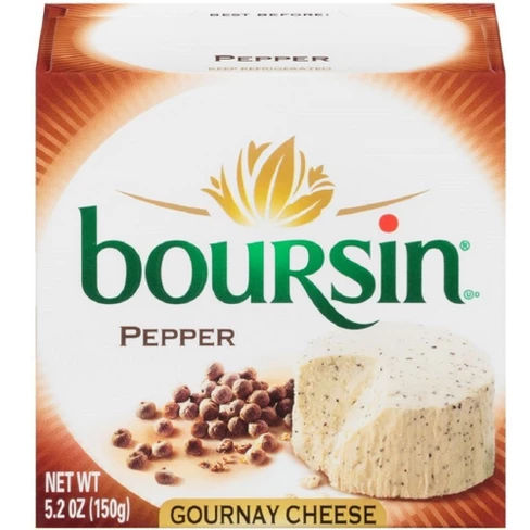 Boursin Pepper Gournay Cheese - 5.2oz