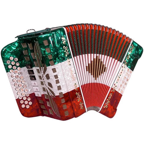 SofiaMari SMTT-3412, Two Tone Accordion