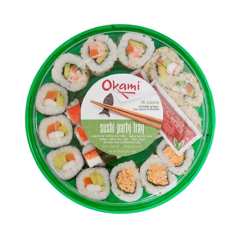 Okami Sushi Platter - 16pc