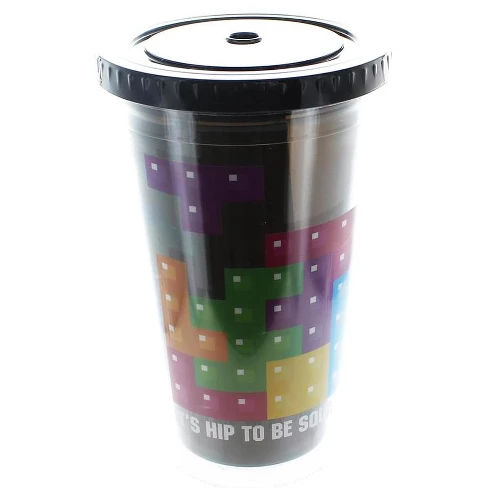 Tetris "Hip To Be Square" 16oz Travel Cup