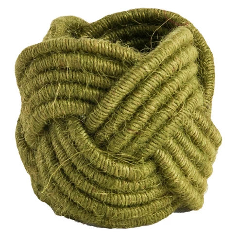 Braided Jute Napkins Rings (Set Of 4)
