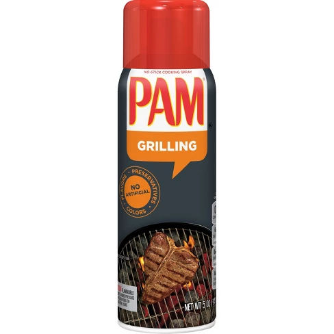 Pam For Grilling Canola Oil Spray - 5oz