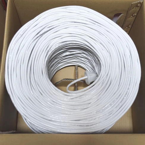 Premiertek Cat5e Bulk Cable 1000ft (White) - Category 5e for Network Device - 125 MB/s - 1000 ft - Bare Wire - Bare Wire - White