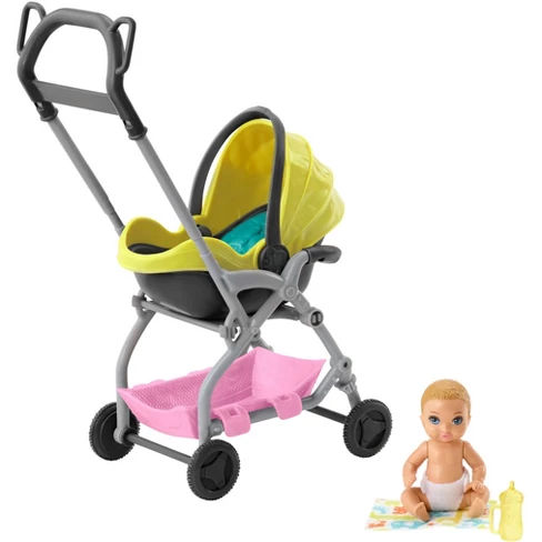 Barbie Skipper Babysitter Inc. Stroller and Baby Playset