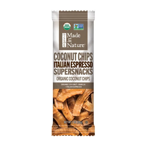 Made In Nature Grab N Go Coconut Chips Italian Espresso - 1oz