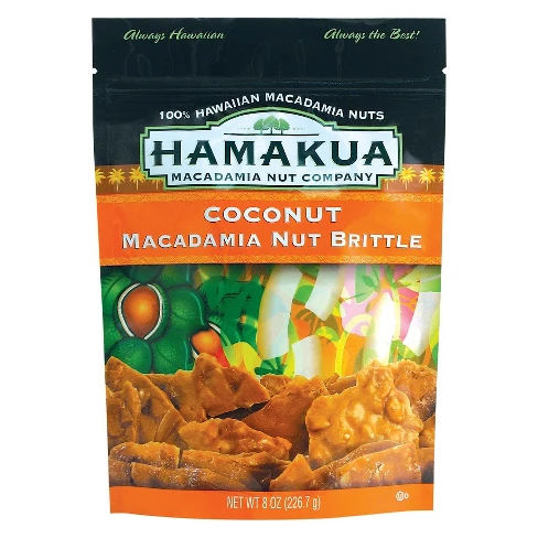 Hamakua Coconut Macadamia Nut Brittle - 8oz