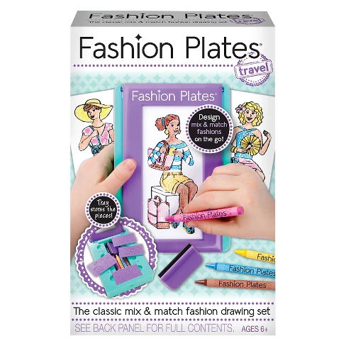 Fashion Plates® Travel Drawing Set