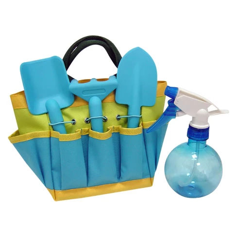 4pc Kids Gardening Set With Sprayer - Blue - Ray Padula