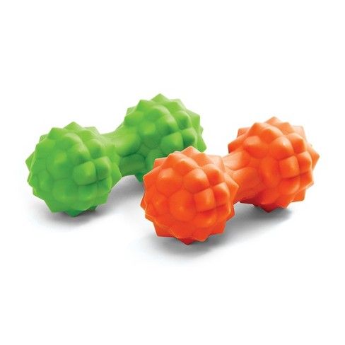 Merrithew Twistable Massage Roller, 2pk - Orange and Green