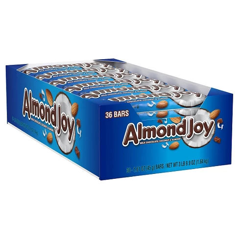 Almond Joy Chocolate Bars - 1.61oz/36ct