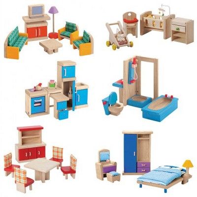 plan wooden dollhouse