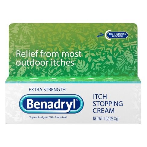 Benadryl Extra Strength Itch  Cream Topical Analgesic - 1oz